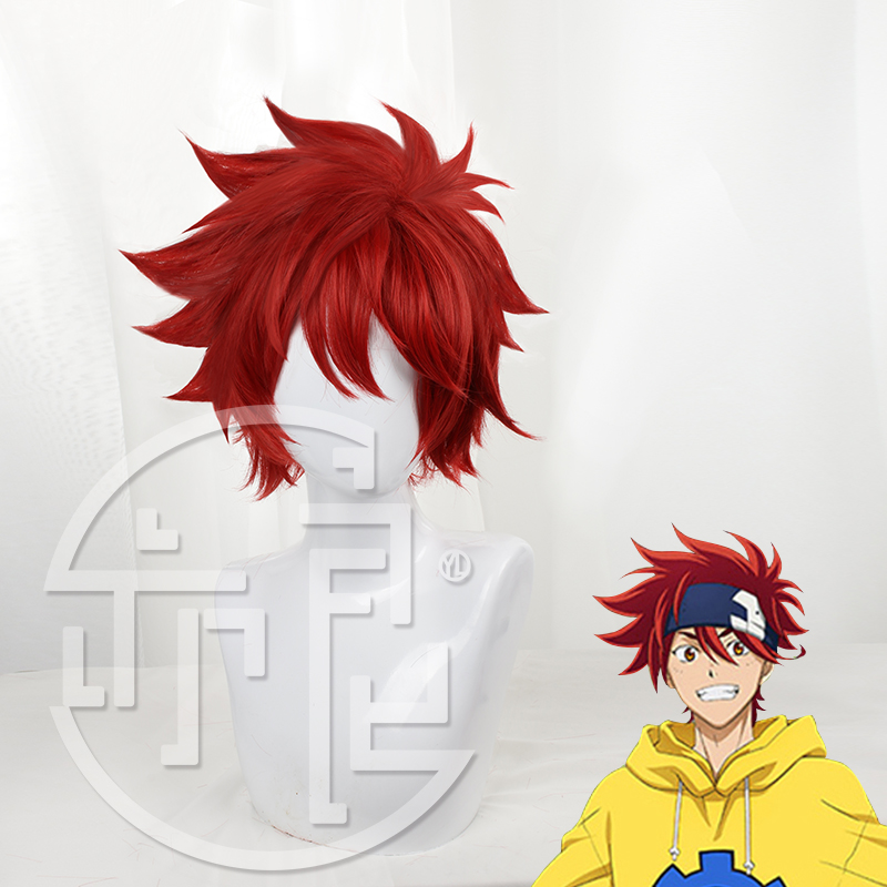 Anime Cosplay Red Hair - Anime SK8 Vô Cực Reki Cosplay