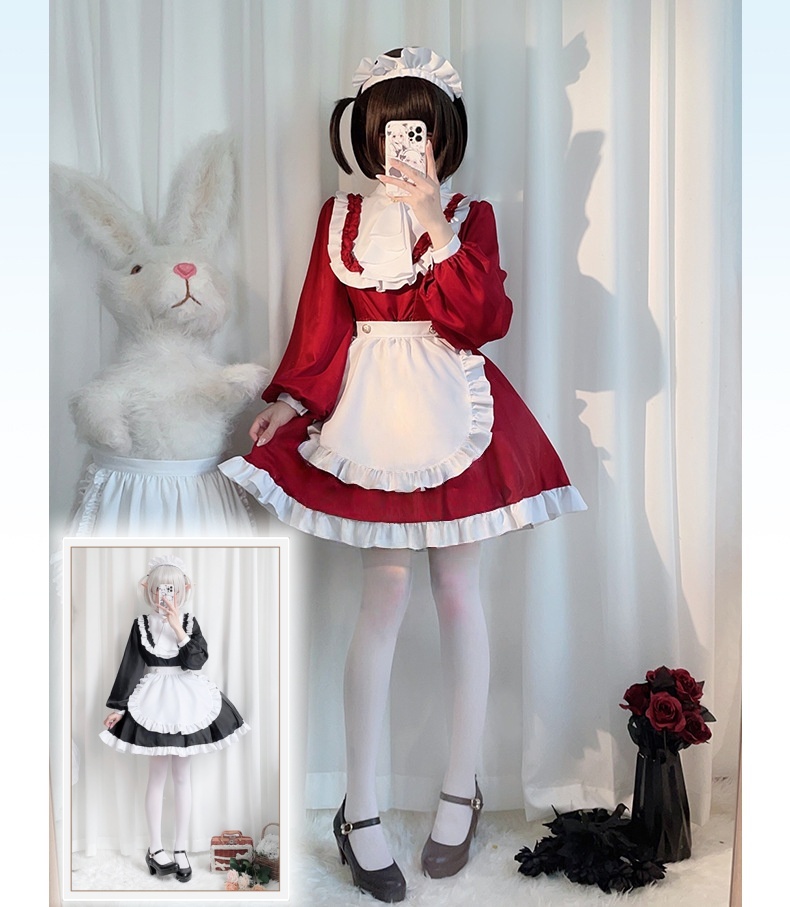 Anime Cosplay Maid - Japanese Style Y2K Jirai Kei Cat