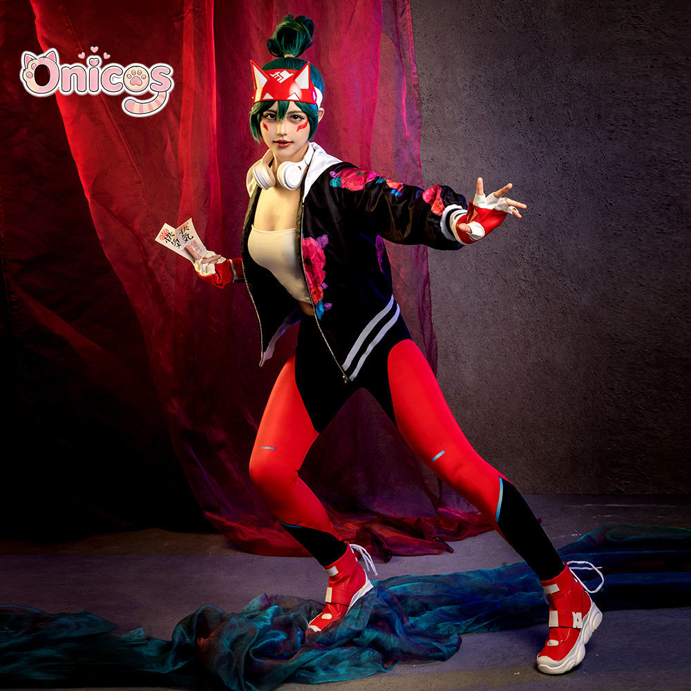 Cosplay Anime Black - Overwatch 2 Kiriko Cosplay Costume Black