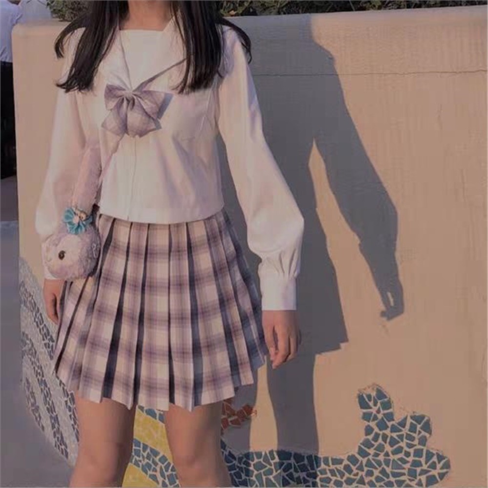 White Sailor JK School Uniform - đánh giá và giá Cosplay Anime Basic