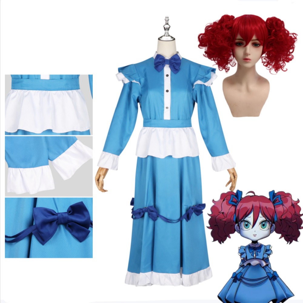 Poppy Red Hair Cosplay Costume - đánh giá và giá Anime Cosplay Red Hair