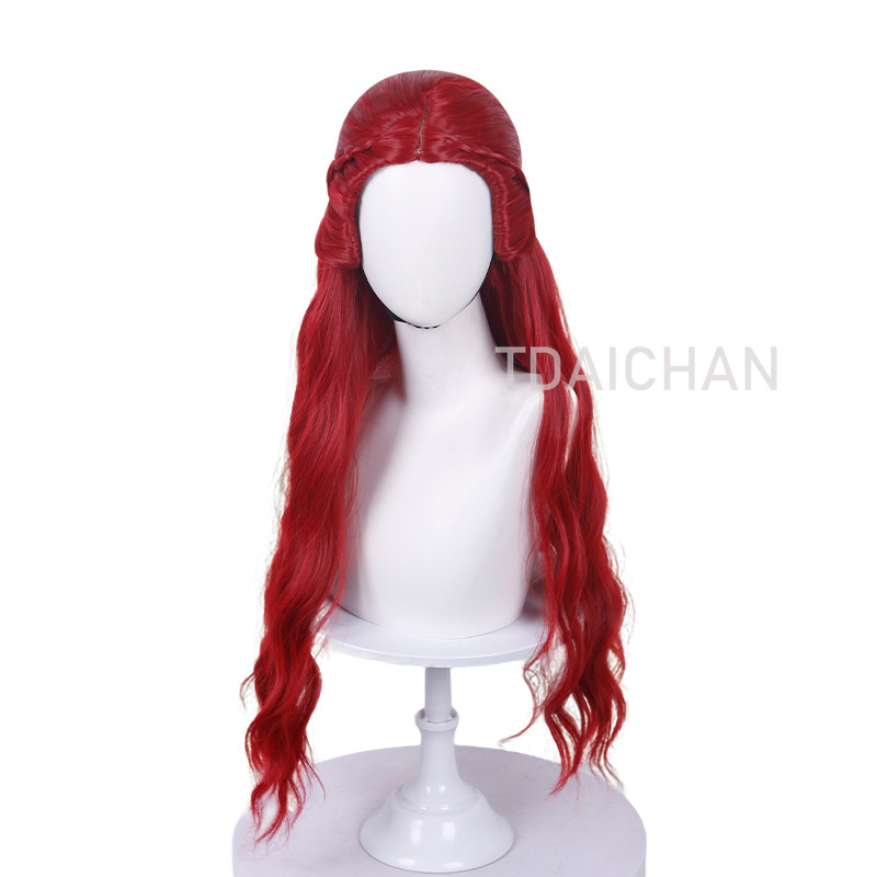Curly Cosplay Wig Red princess - đánh giá và giá Anime Cosplay Red Hair