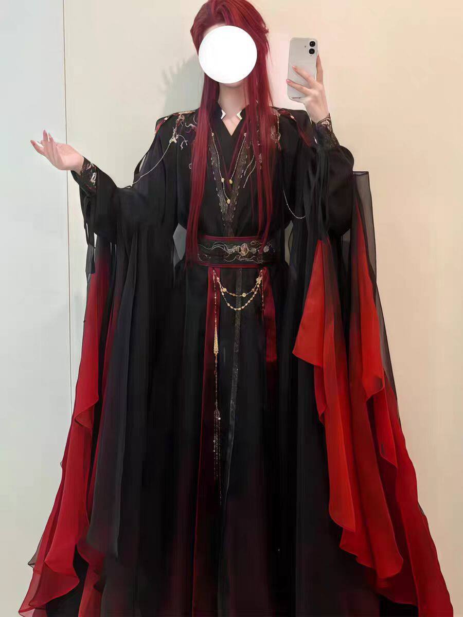 Unisex Ancient Chinese Xianxia - đánh giá và giá Cosplay Anime Black