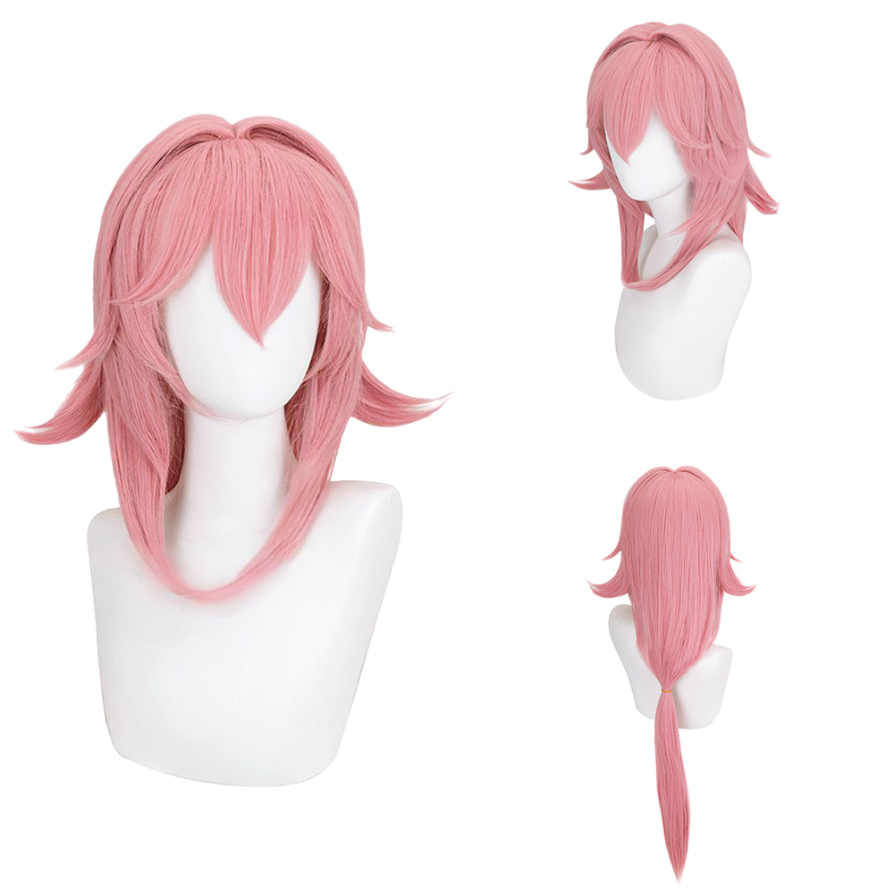 Yae Miko Cos Wig Pink Natural  - đánh giá và giá Cosplay Anime Yae Miko