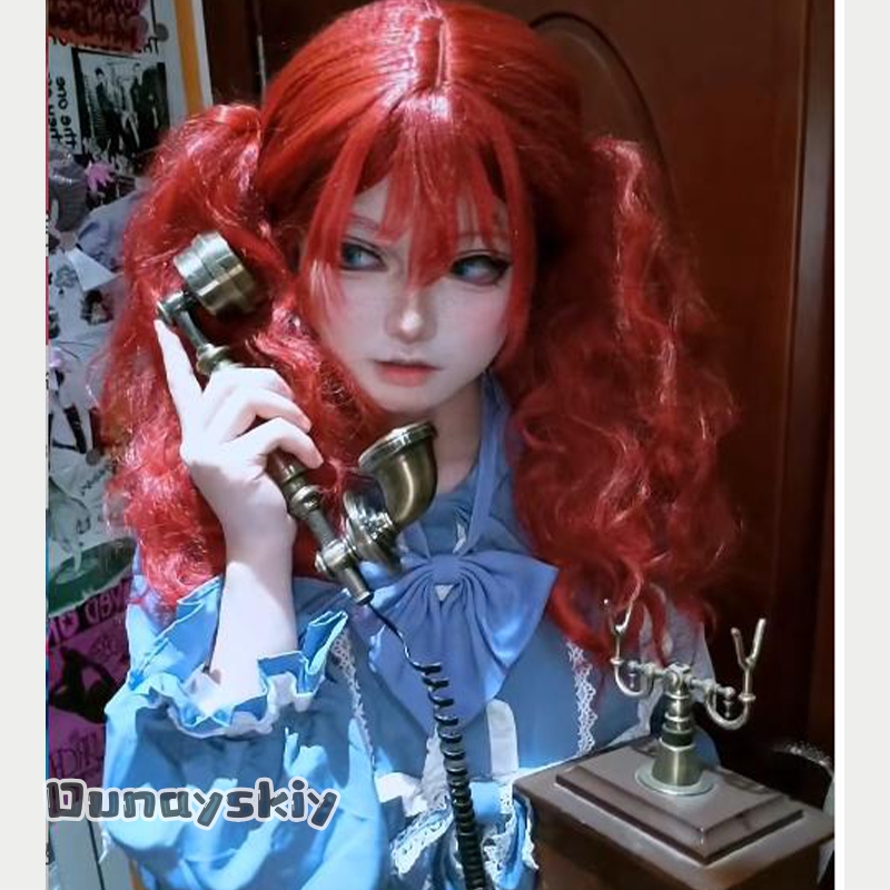 Hemera*/Poppy Game Cosplay Cos - đánh giá và giá Anime Cosplay Red Hair