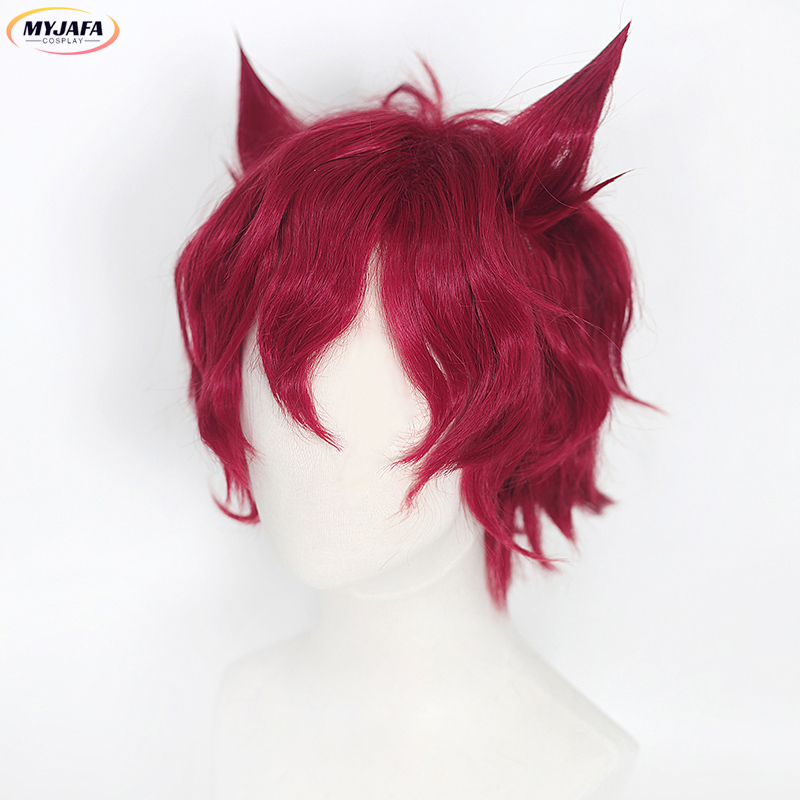 Sett Cosplay Wig Game LOL Hear - đánh giá và giá Anime Cosplay Red Hair
