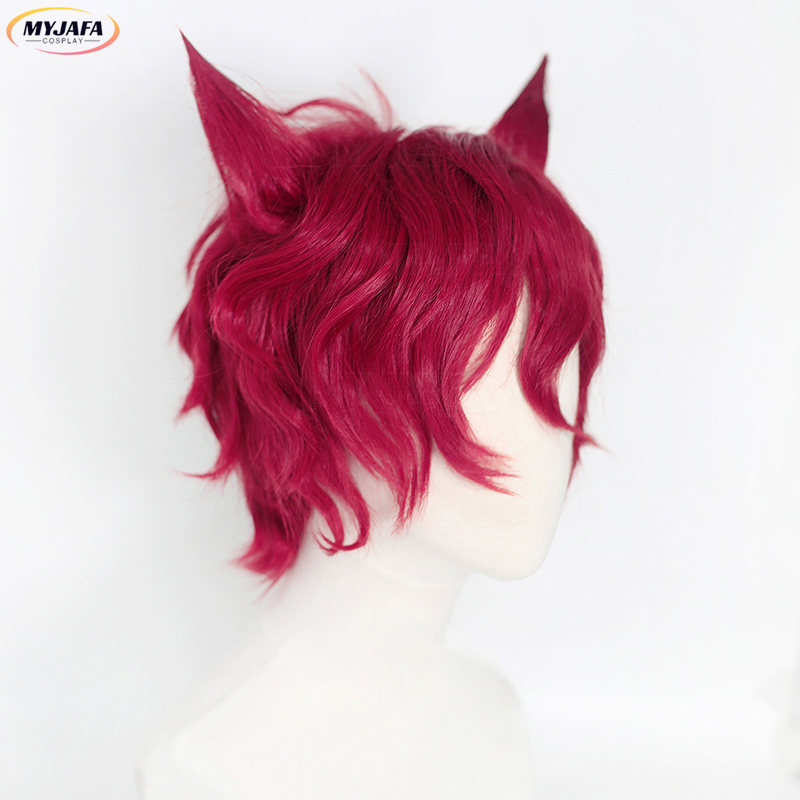 Sett Cosplay Wig Game LOL Hear - đánh giá và giá Anime Cosplay Red Hair