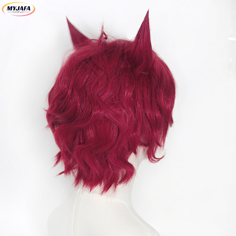 Sett Cosplay Wig Game LOL Hear - đánh giá và giá Anime Cosplay Red Hair