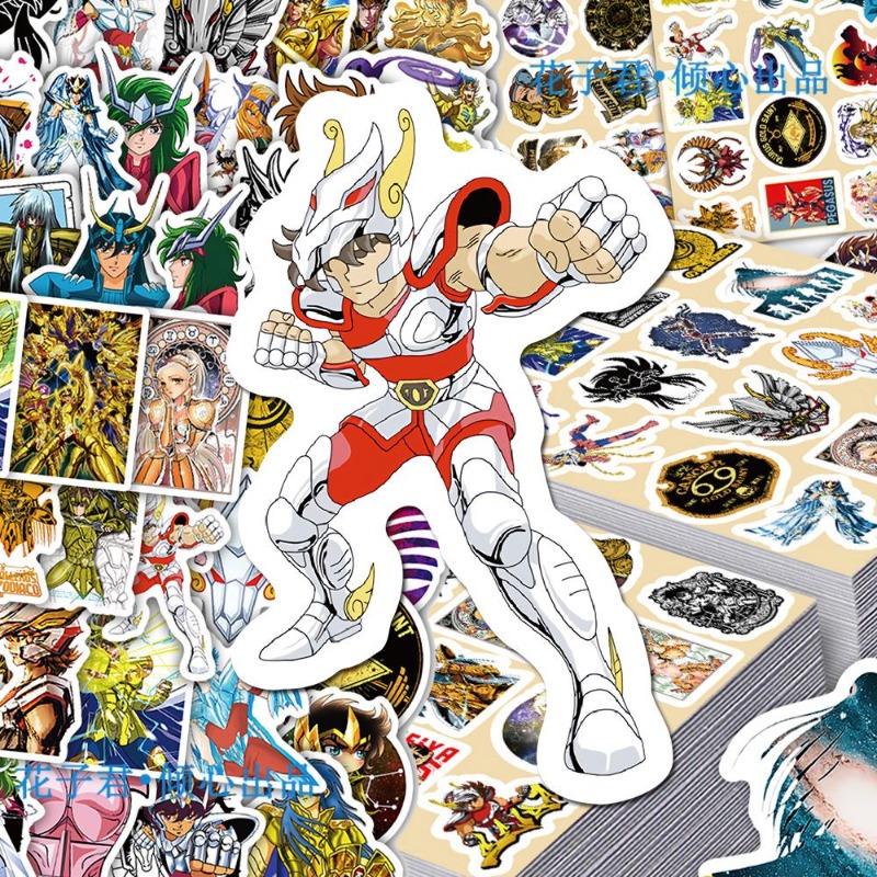 101Pcs Saint Seiya Anime Stick - đánh giá và giá Anime Cosplay Characters