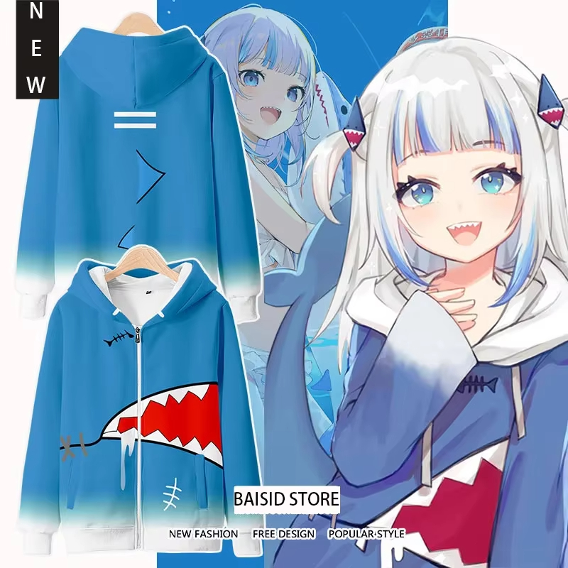 anime Gawr Gura cosplay 3D Pri - đánh giá và giá Cosplay Anime Basic