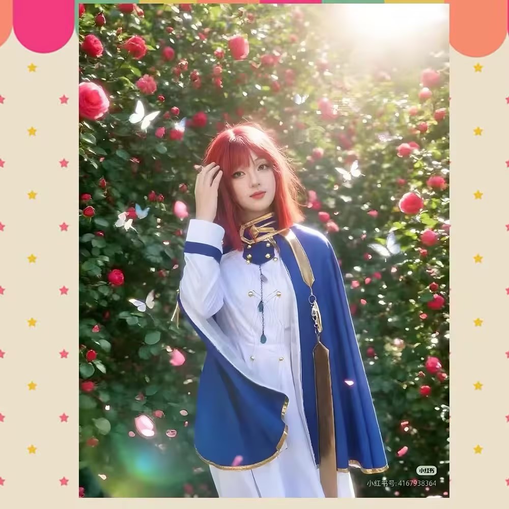 Shirayuki Cosplay Costumes Ani - đánh giá và giá Anime Cosplay Red Hair