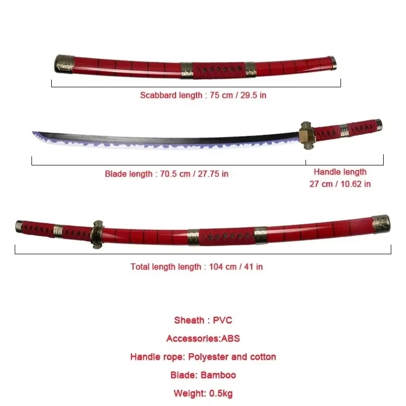 40incn Roronoa Zoro Katana Nin - đánh giá và giá Anime Cosplay Real