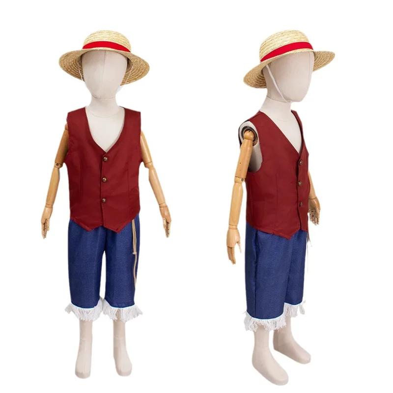 ▶❤Movie Luffy Cosplay Costume  - đánh giá và giá Anime Cosplay Kid