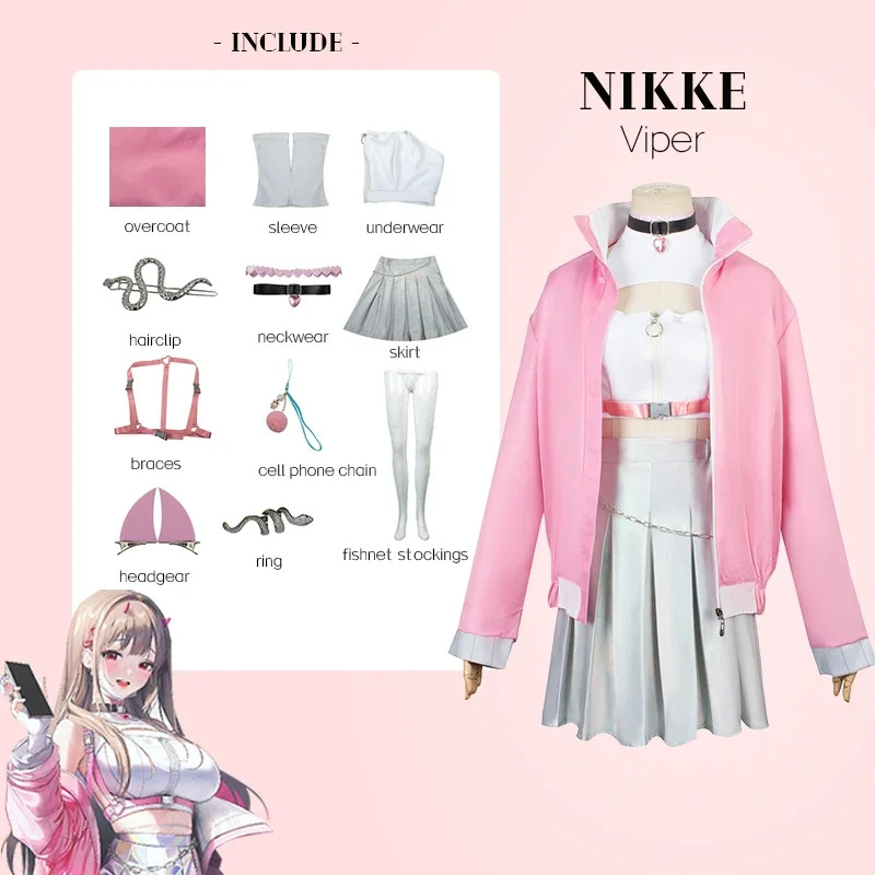 Anime Viper Nikke The Goddess  - đánh giá và giá Cosplay Anime N