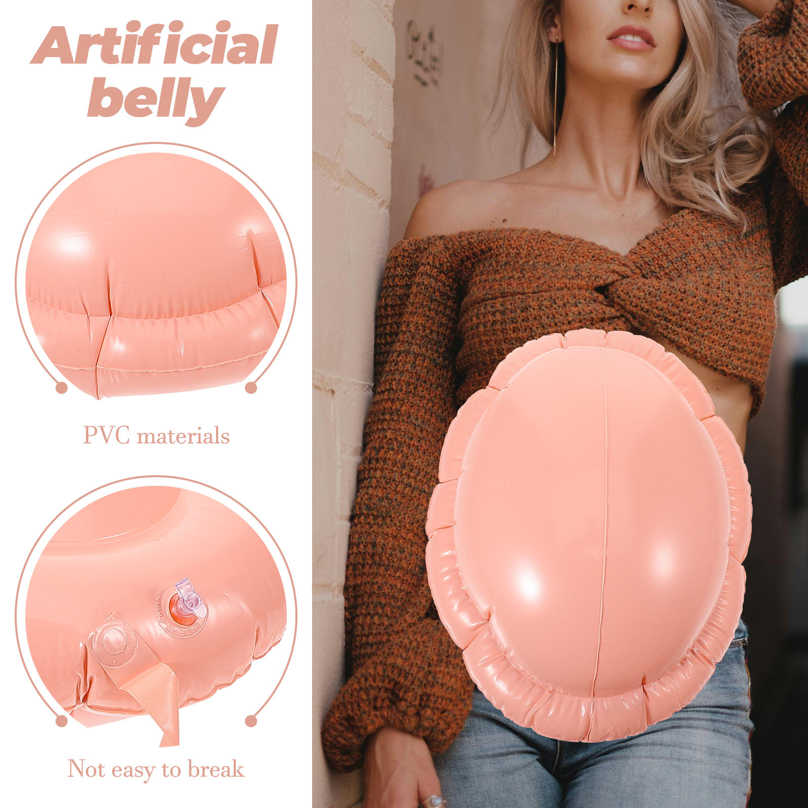 Inflatable Pregnant Belly Prop - đánh giá và giá Anime Cosplay Pregnant