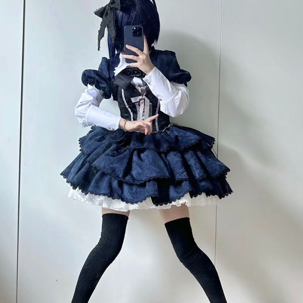 Rikka Takanashi Cosplay Costum - đánh giá và giá Anime Cosplay Lolita