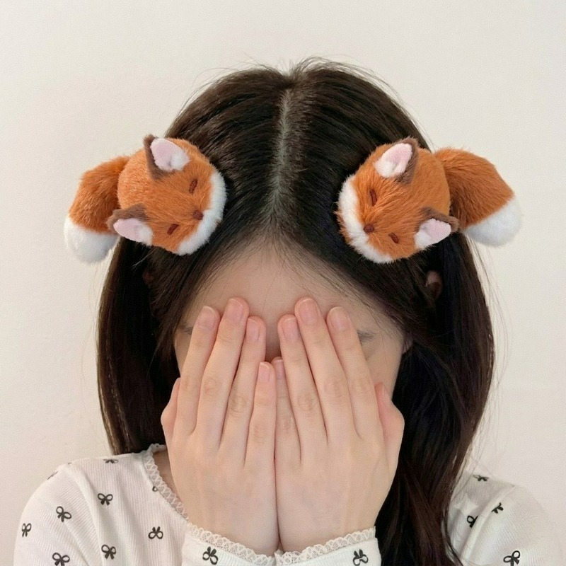 1/4pcs 3D Plush Hair Clip Cute - đánh giá và giá Anime Cosplay Korean Girl