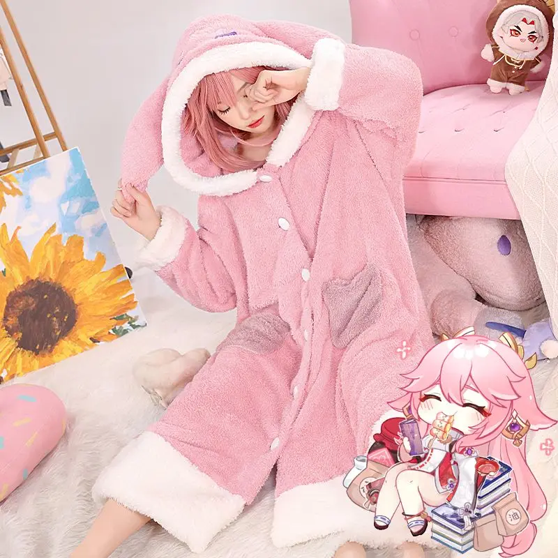 Anime Pajamas Set Zhongli Xiao - đánh giá và giá Cosplay Anime Yae Miko