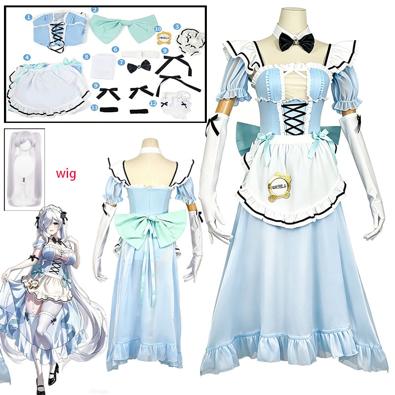 WHH Anime Game NIKKE Pilgrim C - đánh giá và giá Anime Cosplay Maid