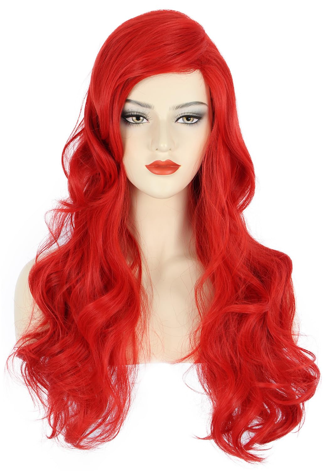Women Long Wavy Red Wigs Hallo - đánh giá và giá Anime Cosplay Red Hair