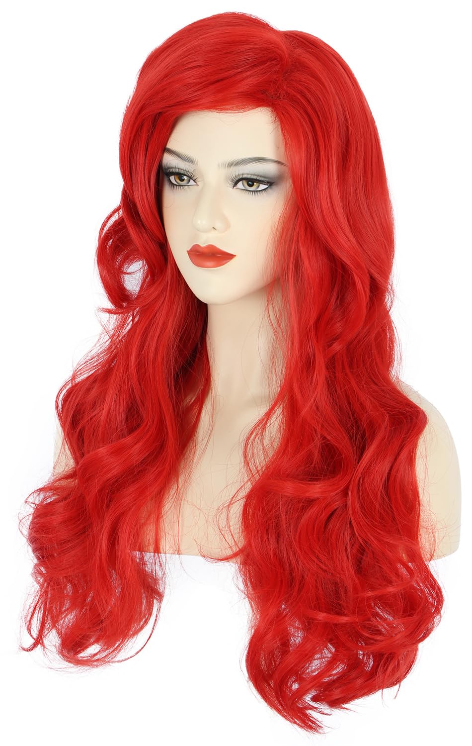 Women Long Wavy Red Wigs Hallo - đánh giá và giá Anime Cosplay Red Hair