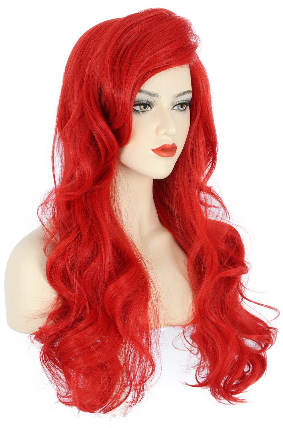 Women Long Wavy Red Wigs Hallo - đánh giá và giá Anime Cosplay Red Hair