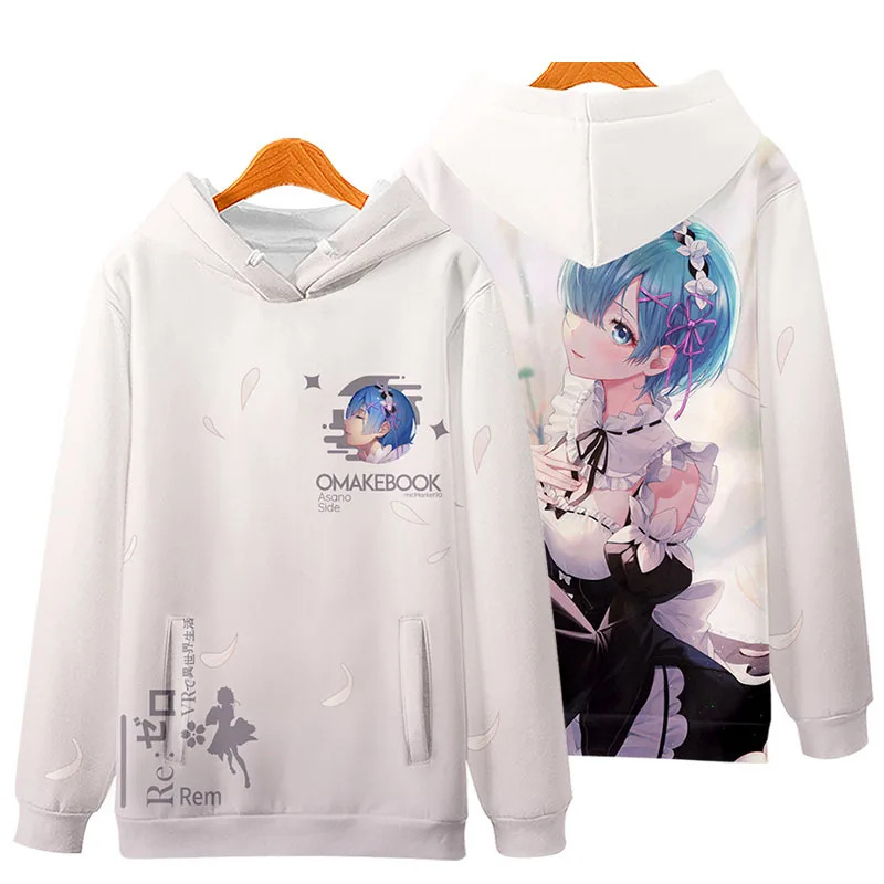 3D Re Zero Cosplay Hoodie Anim - đánh giá và giá Cosplay Anime Basic
