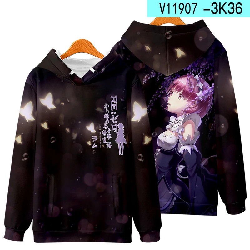 3D Re Zero Cosplay Hoodie Anim - đánh giá và giá Cosplay Anime Basic
