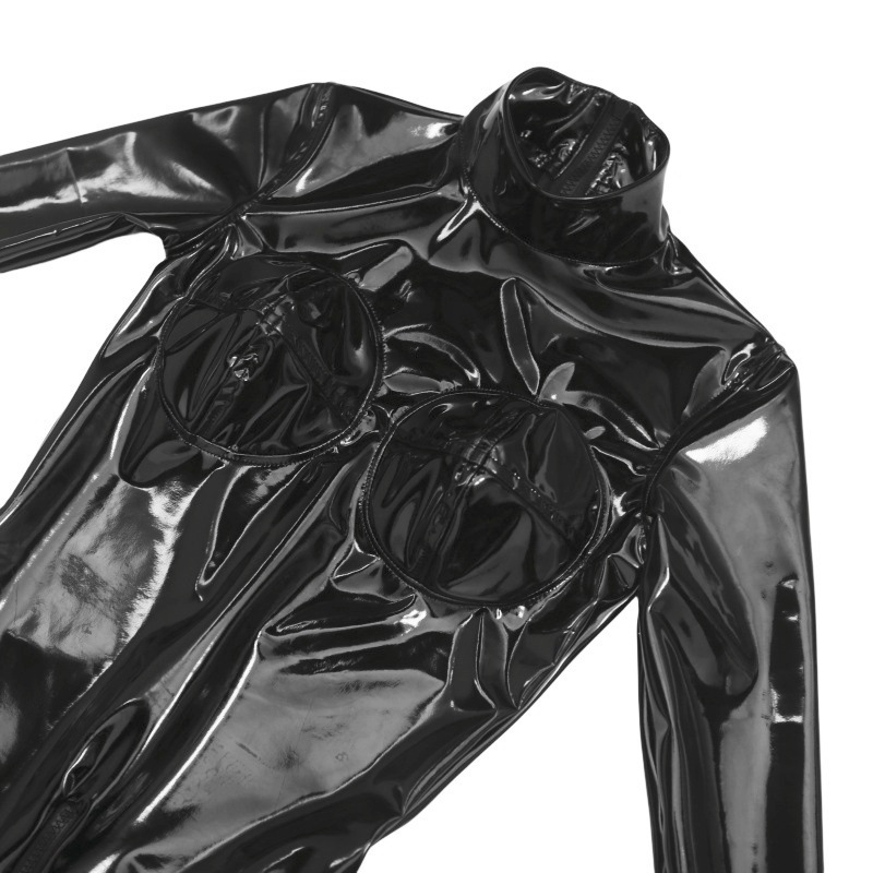 Women Sexy Black Shiny PU Leat - đánh giá và giá Cosplay Anime Black