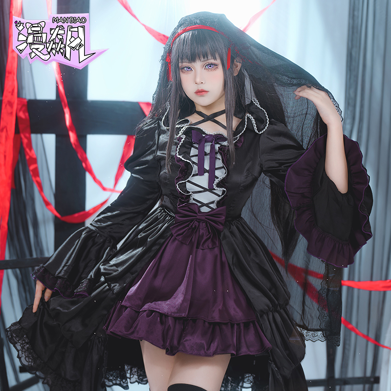 Akemi Homura Cosplay Costume P - đánh giá và giá Anime Cosplay Lolita