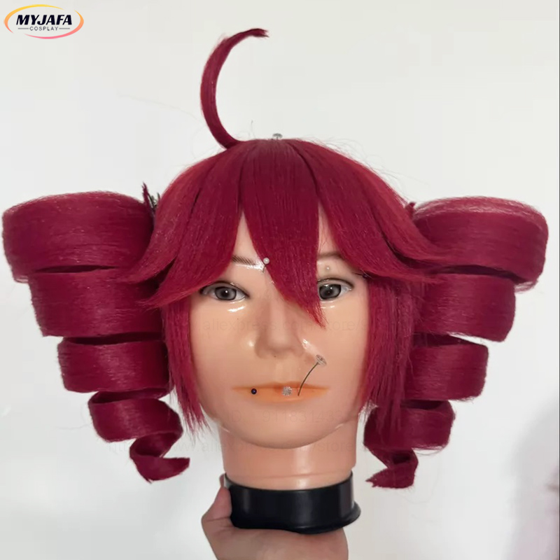 Anime Kasane Teto Cosplay Wig  - đánh giá và giá Anime Cosplay Red Hair
