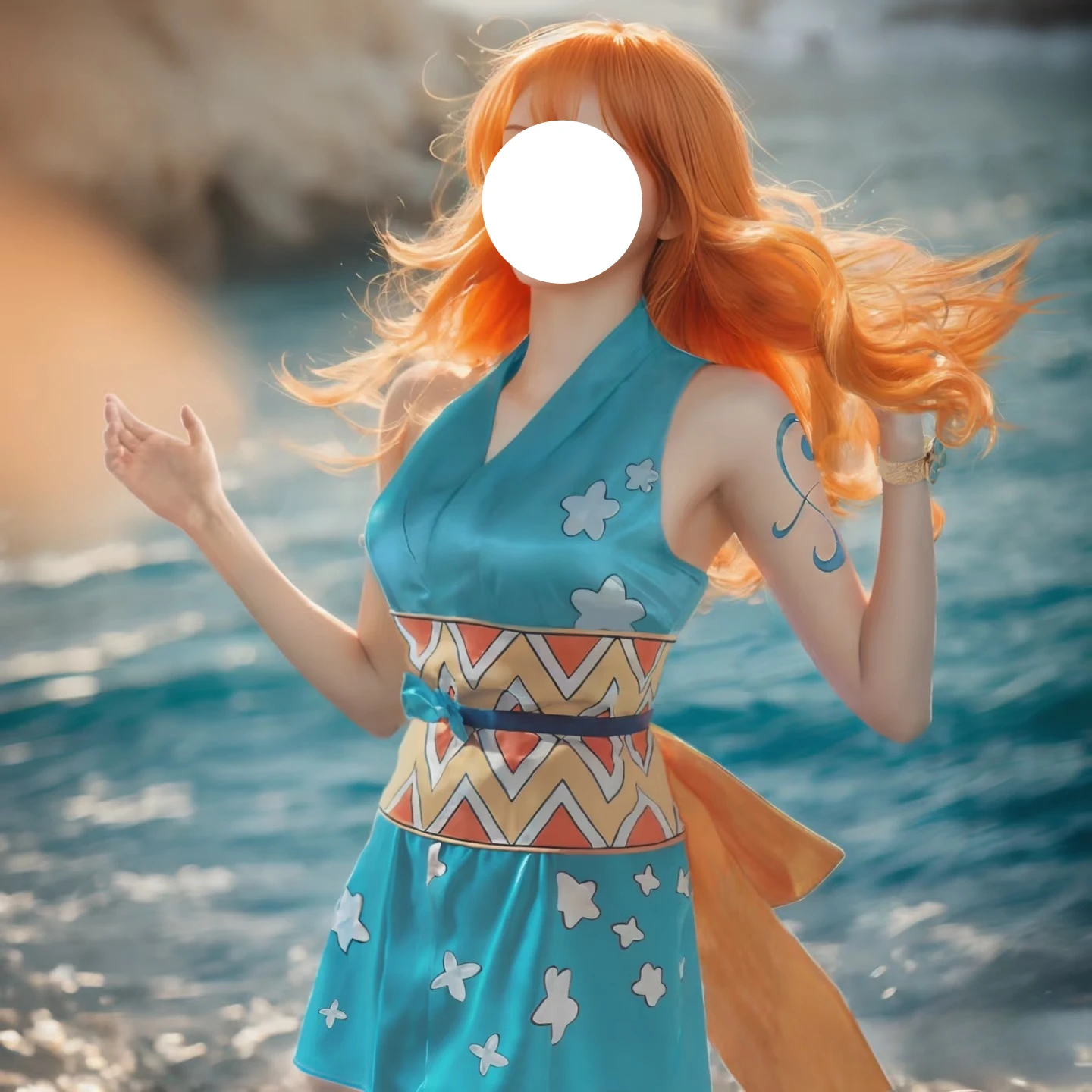 Nami Cosplay Costumes Wig Japa - đánh giá và giá Anime Cosplay One Piece